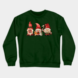 The Three Christmas Gnomes Crewneck Sweatshirt